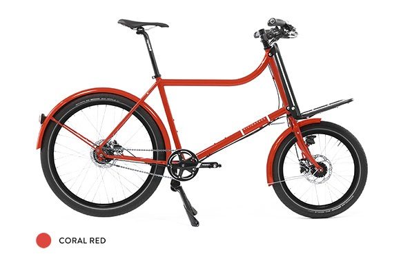 Vélo BICICAPACE Gamme Compact Sport Coral Red à L'Atelier Bicyclette de Toulouse